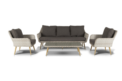 "Прованс" лаунж-зона плетеная из искусственного ротанга, цвет бежевый